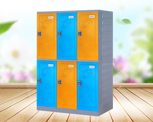 二層塑料更衣柜儲物柜