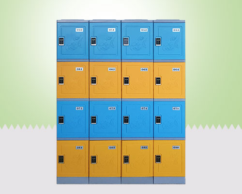 四層塑料更衣柜儲物柜